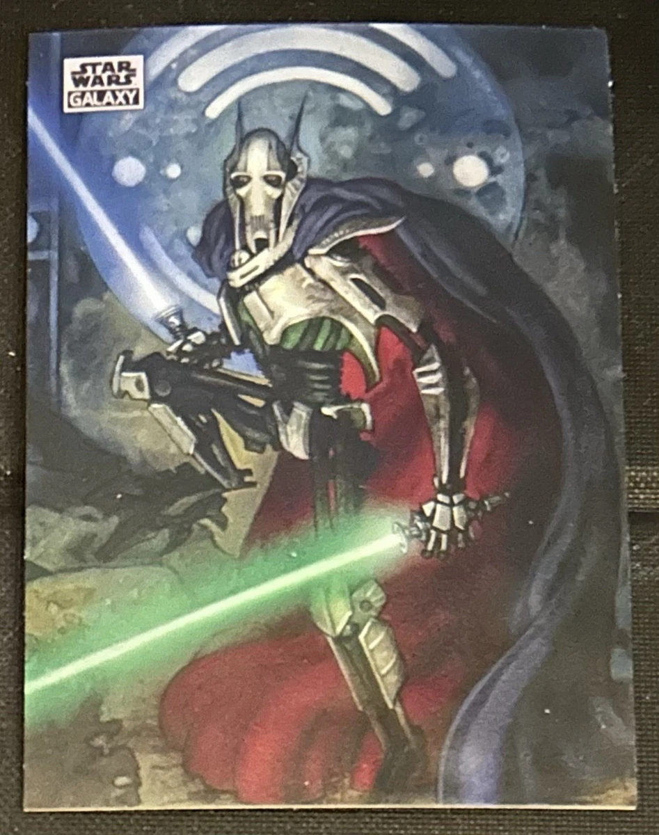 Topps General Grievous Star Wars Collectable Trading Cards for