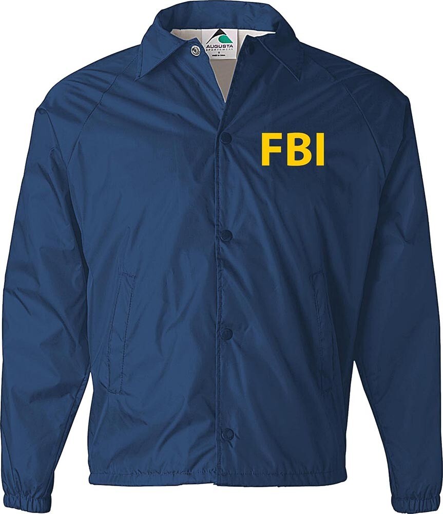 FBI jacket with Reflective Decorations, Burt Macklin Costume. | eBay