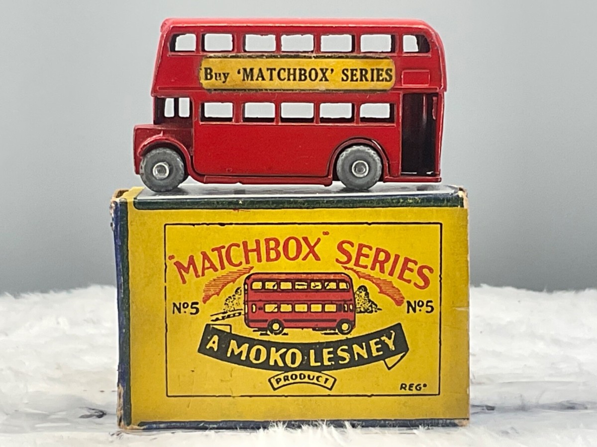 1950's Moko Matchbox Lesney #5A London bus,N,Mint in B boxAll