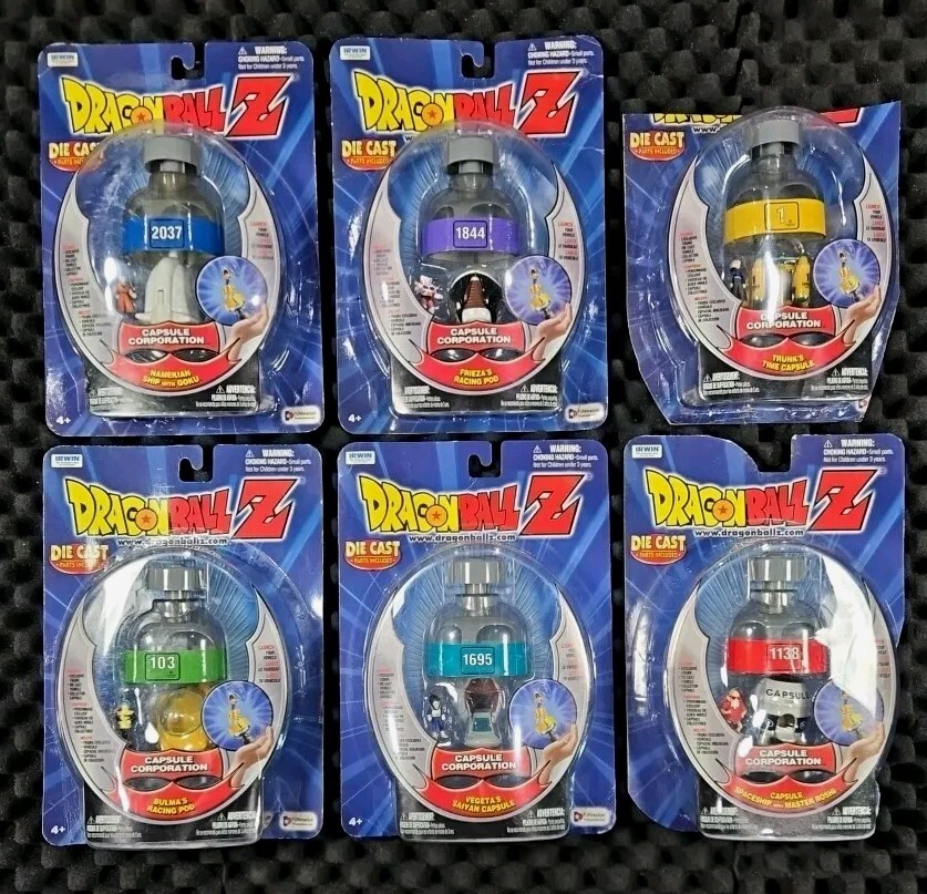 Irwin Toys Dragon Ball Z Set Capsule Corporation Die-Cast New In