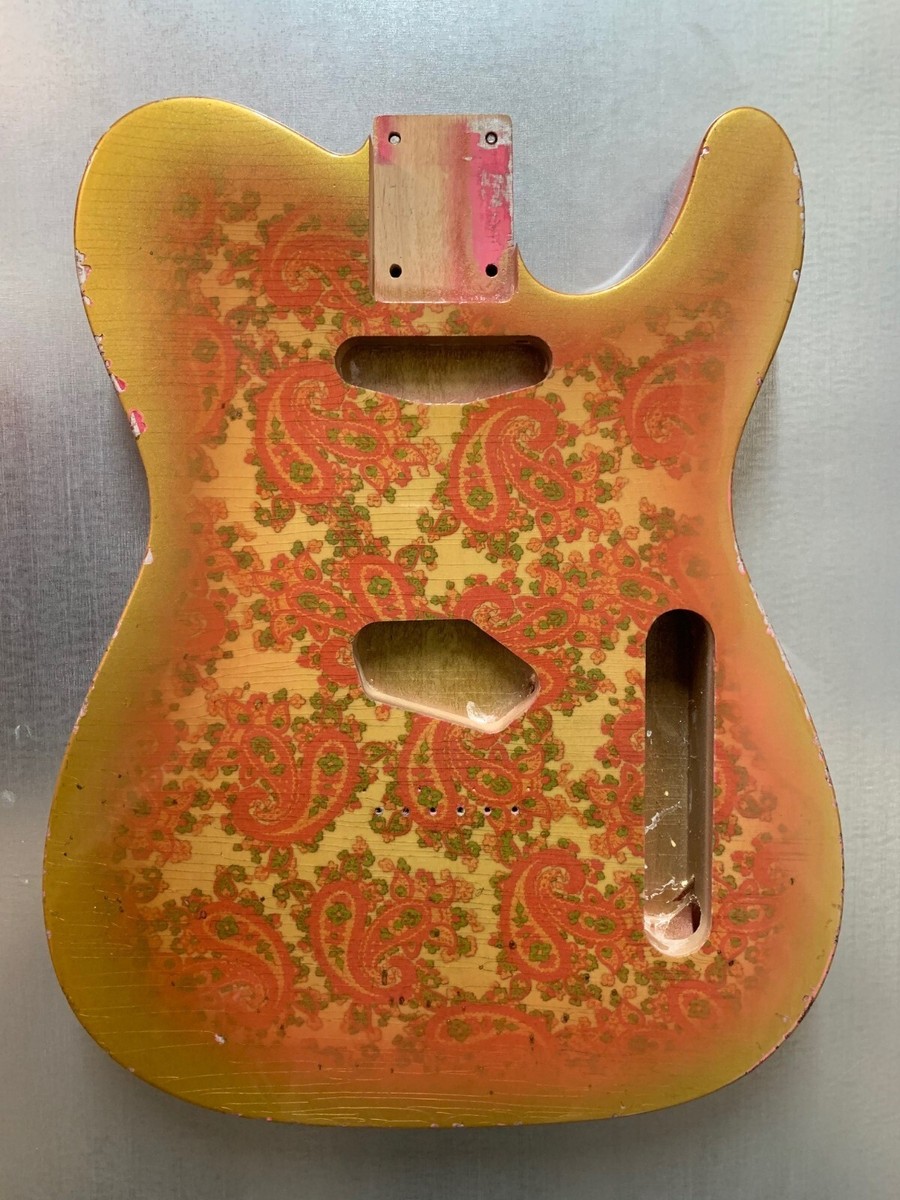 MJT Official Custom Order Vintage Aged Nitro Guitar Body Mark