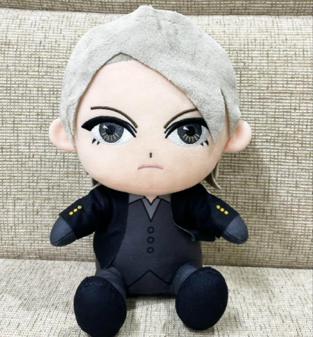 L'Arc-en-Ciel Hyde Sitting BIG plush 22cm Doll Toy Round 1 Japan