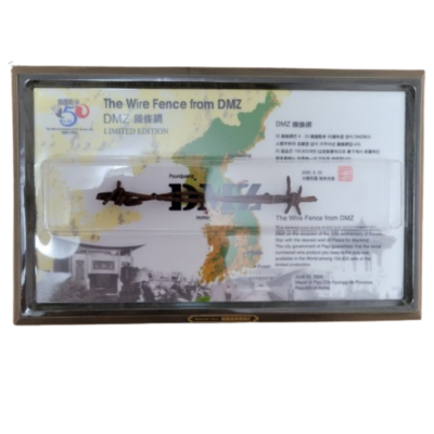 The 50th Anniversary of The Korean War Wire Fence from The DMZ