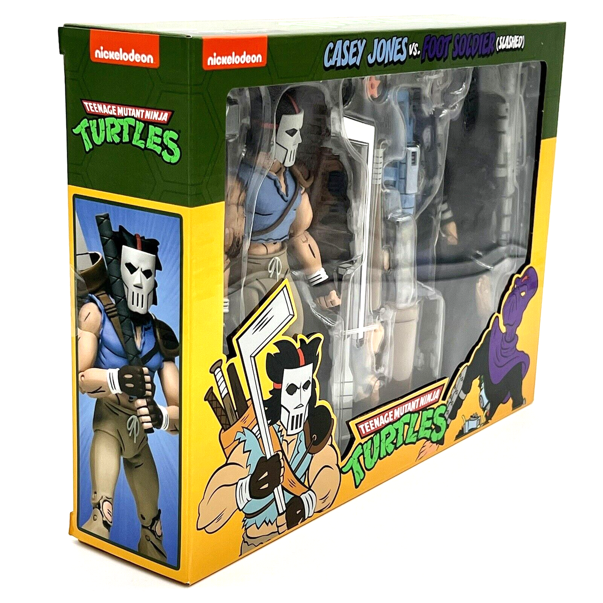 NECA Teenage Mutant Ninja Turtles Casey Jones vs Foot Soldier