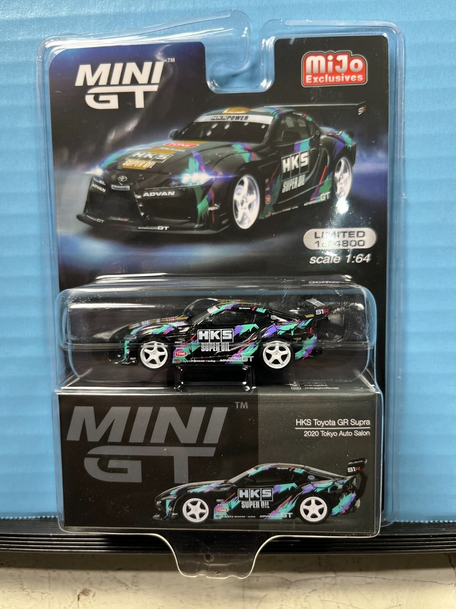 1/64 MINI GT HKS TOYOTA GR SUPRA 2020 TOKYO AUTO SALON MIJO