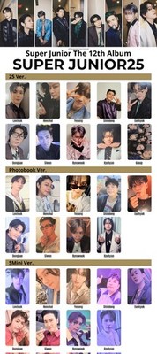 SUPER JUNIOR THE 12TH ALBUM SUPER JUNIOR 25 OFFICIAL PHOTOCARD