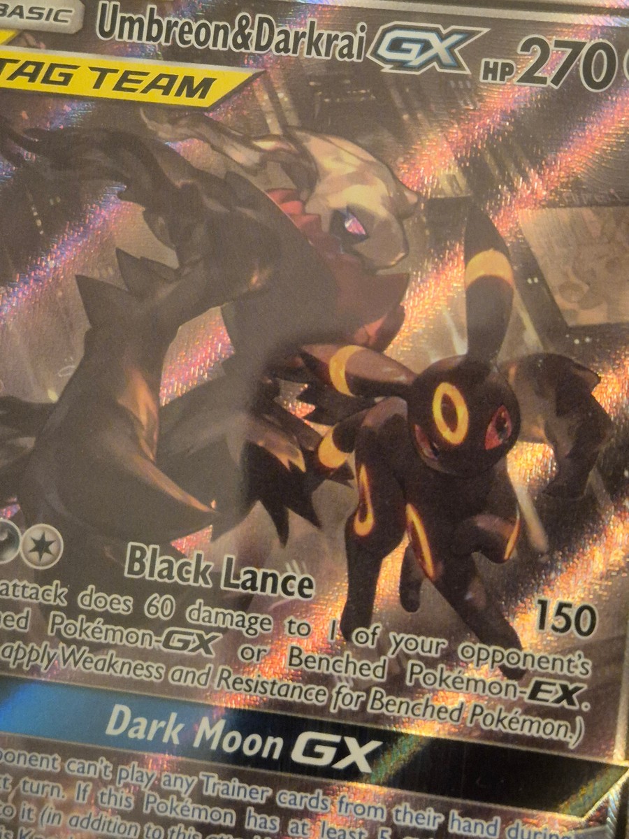 PSA 10] Umbreon & Darkrai Tag Team GX | Pokémon Cards Moonbreon