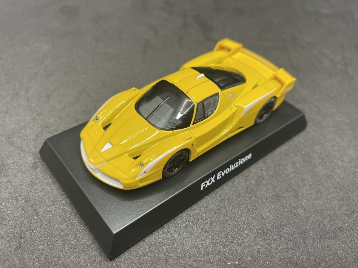 1/64 Kyosho Ferrari Collection 6 FXX Evoluzione yellow diecast
