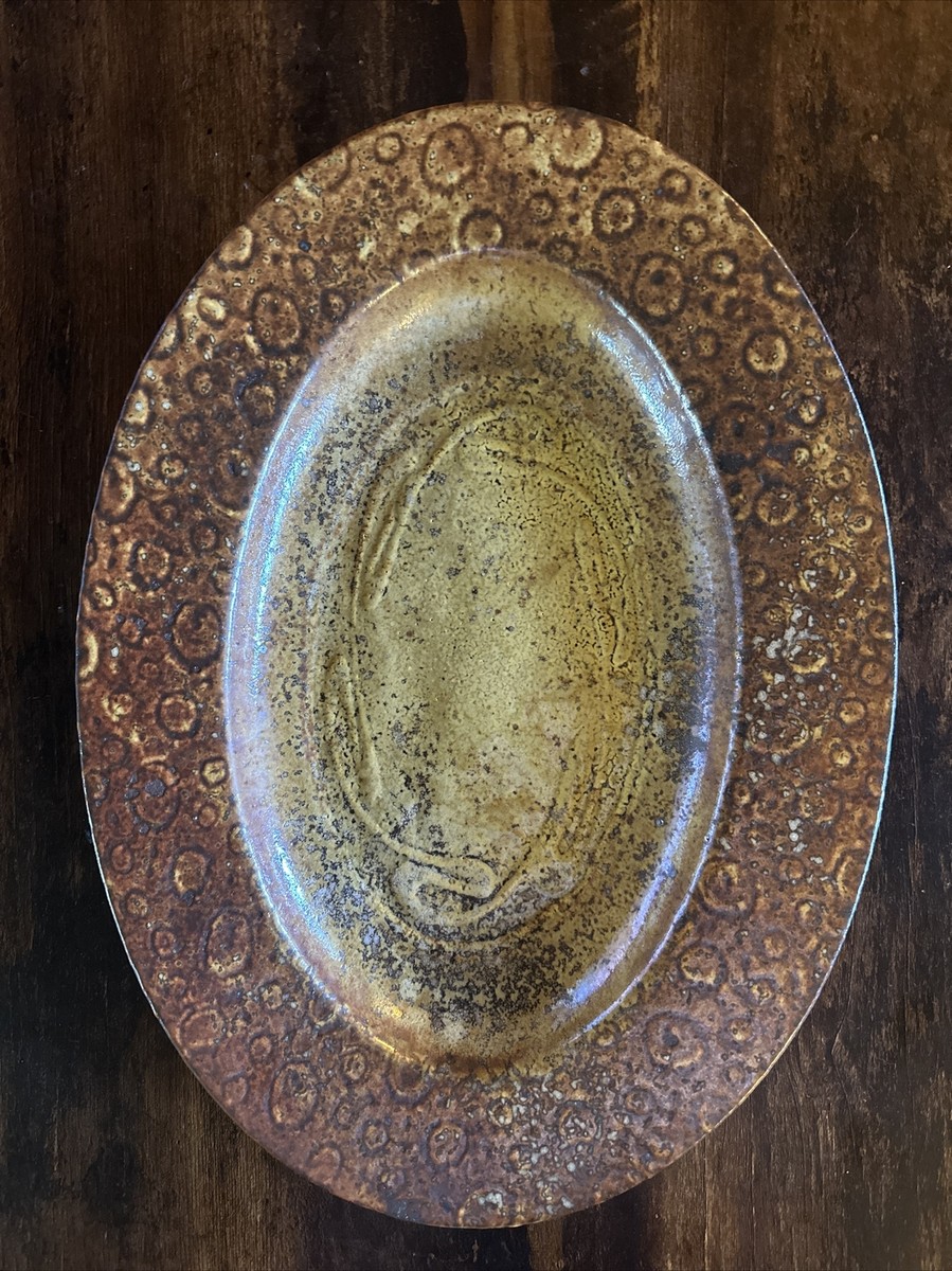 Lance Henriksen Screaming Ass Pottery Stoneware 16” Oval Platter
