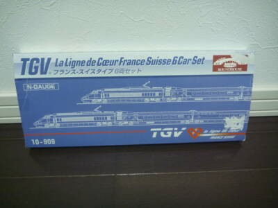 KATO N scale TGV La Ligne de coeur France Suisse 6 car set 10-909