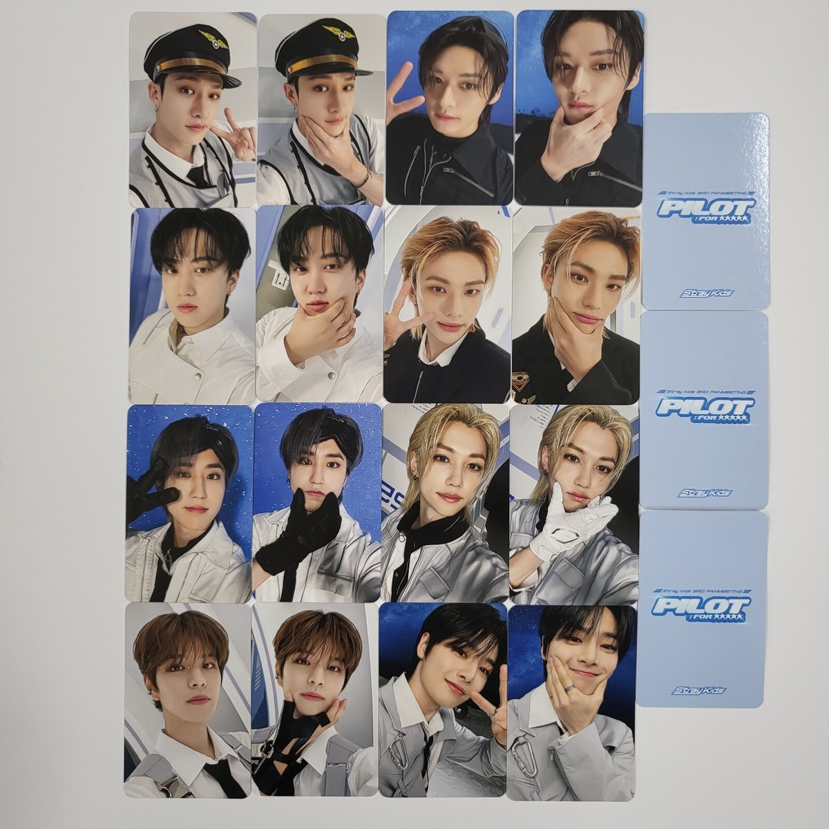 Stray Kids 3rd Fanmeeting PILOT JYP SHOP Event Photo Card Official