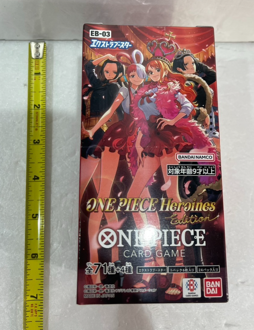 ONE PIECE Card Game Booster Box EB-03 Heroines Edition Factory
