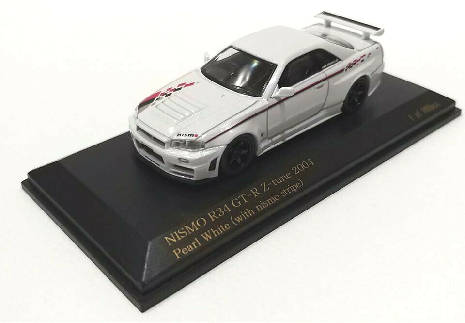 CAR-NEL_64 NISMO R34 GT-R Z-tune 2004 Pearl White 1 of 999pcs ~ 1