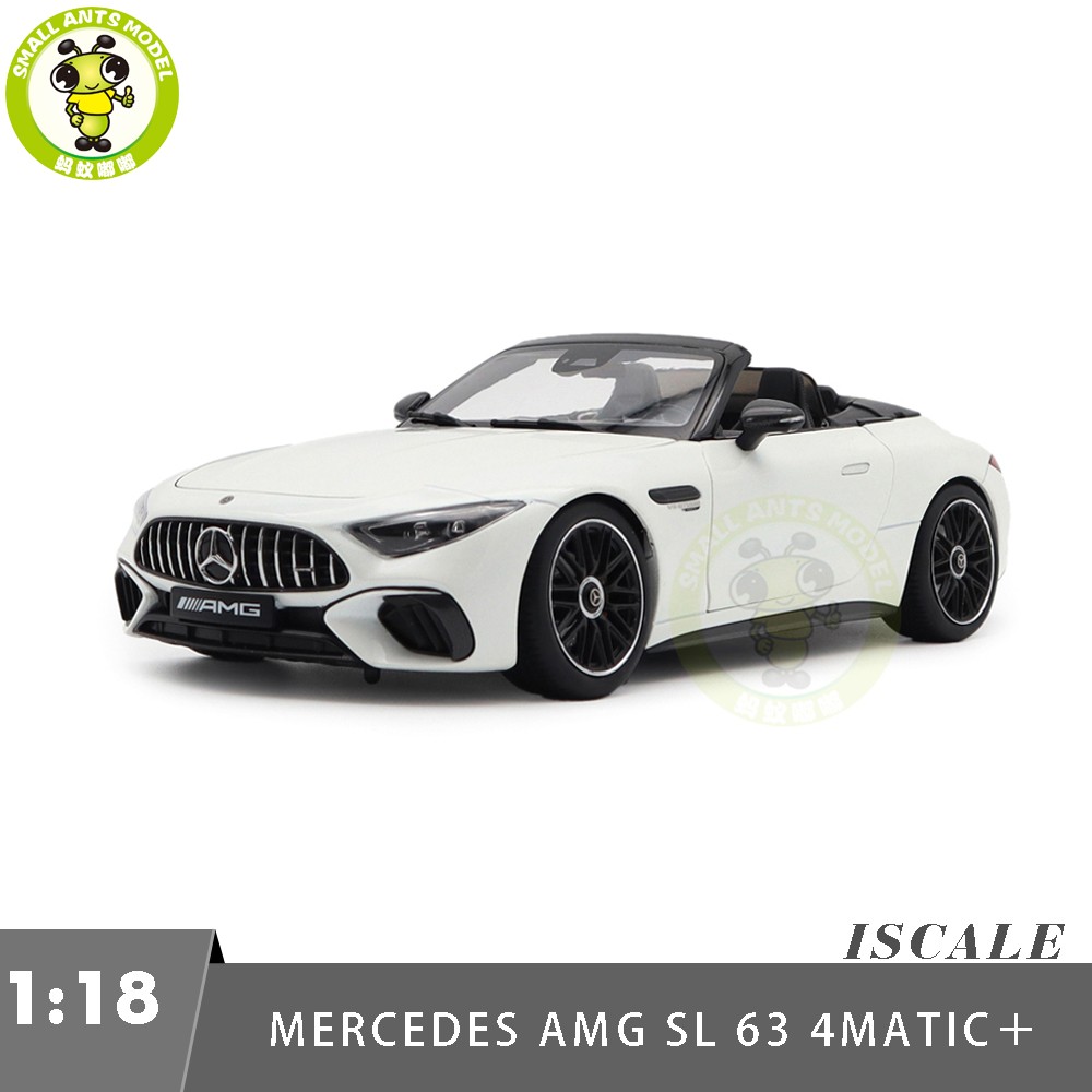 1/18 ISCALE Mercedes Benz AMG SL63 R232 Diecast Model Car Gifts