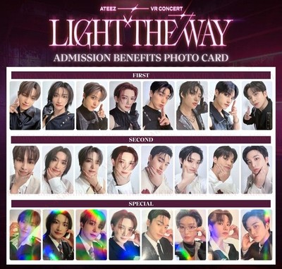 ATEEZ VR CONCERT : LIGHT THE WAY ADMISSION BENEFITS SPECIAL PHOTO