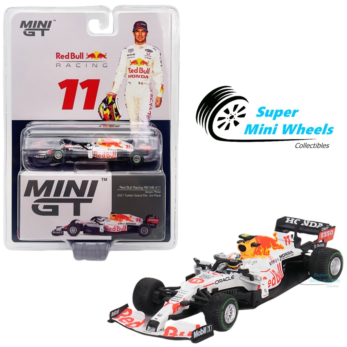 Mini GT 1:64 F1 Red Bull RB16B #11 Sergio Pérez 2021 Turkish Grand