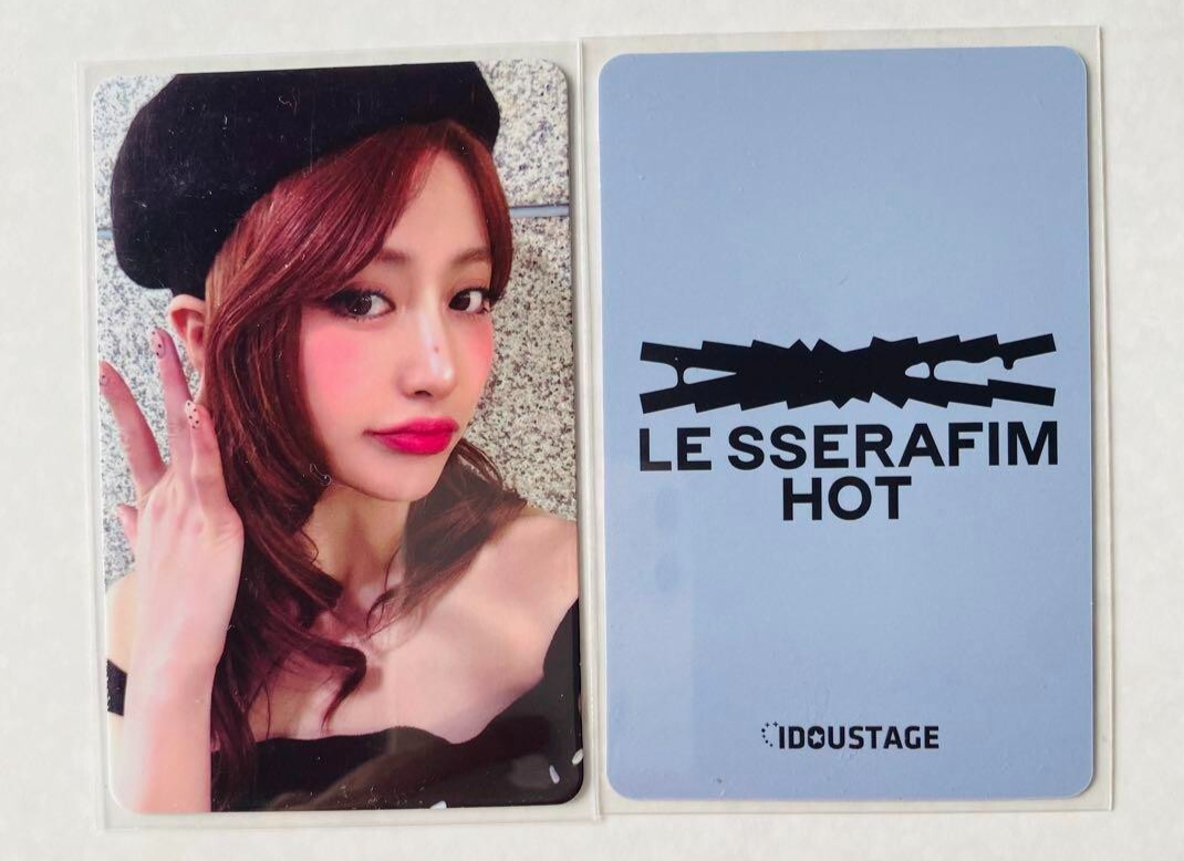 LE SSERAFIM YUNJIN HOT idoustage 2.0 Official Photocard PC Photo