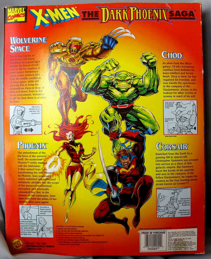 Toybiz Marvel X-Men Dark Phoenix Saga Action Figure FAO Schwarz