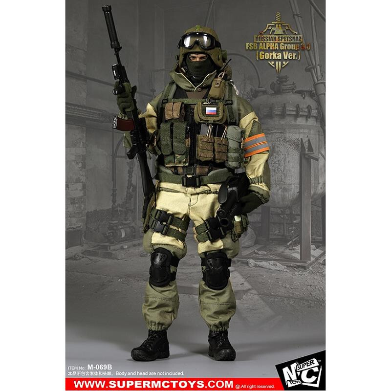 SUPERMCTOYS M-069B 1/6 Russian Spetsnaz FSB ALPHA Group 3.0 Gorka