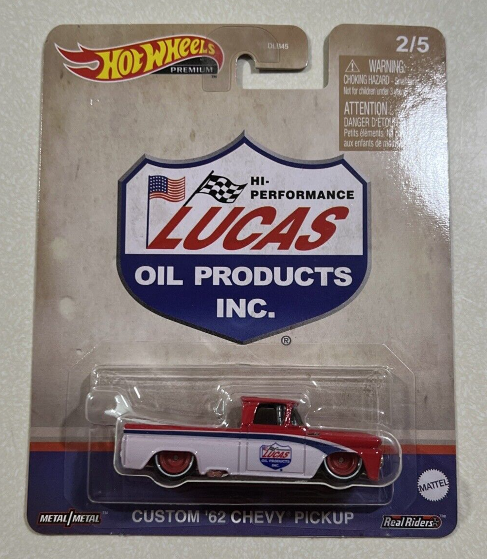 NEW 2023 HotWheels Pop Culture Custom '62 Chevy Pickup Lucas Oil