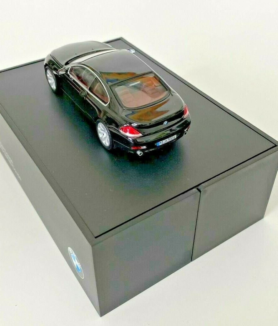 Genuine BMW 6 Series Coupe E63 Diecast Model - Black -1:43 Scale