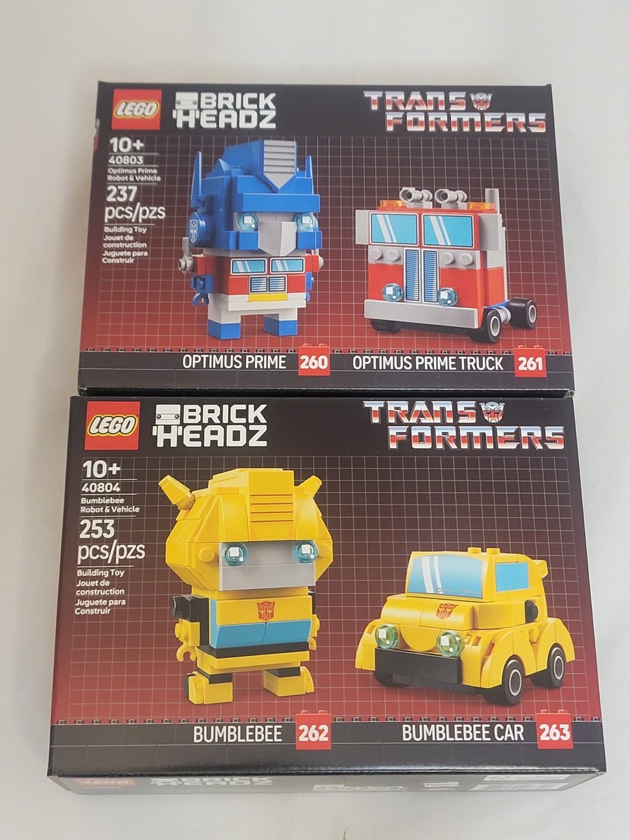 LEGO 40803 Optimus Prime 40804 Bumblebee Robot Vehicle