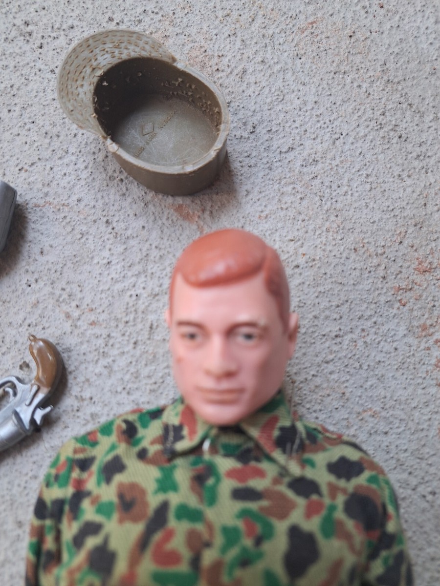 Vintage Original 1960s 1964 Hasbro GI Joe Action Marine Figure