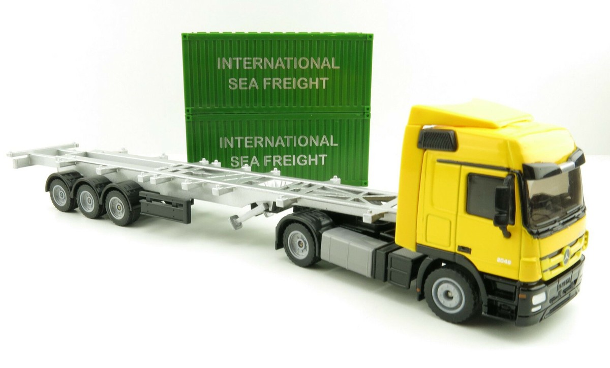 Siku 3921 Mercedes Benz Actros Truck with Container Trailer Scale