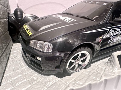Nikko Nissan Skyline GT-R R34 Street Mayhem Tuner Drift Car Black