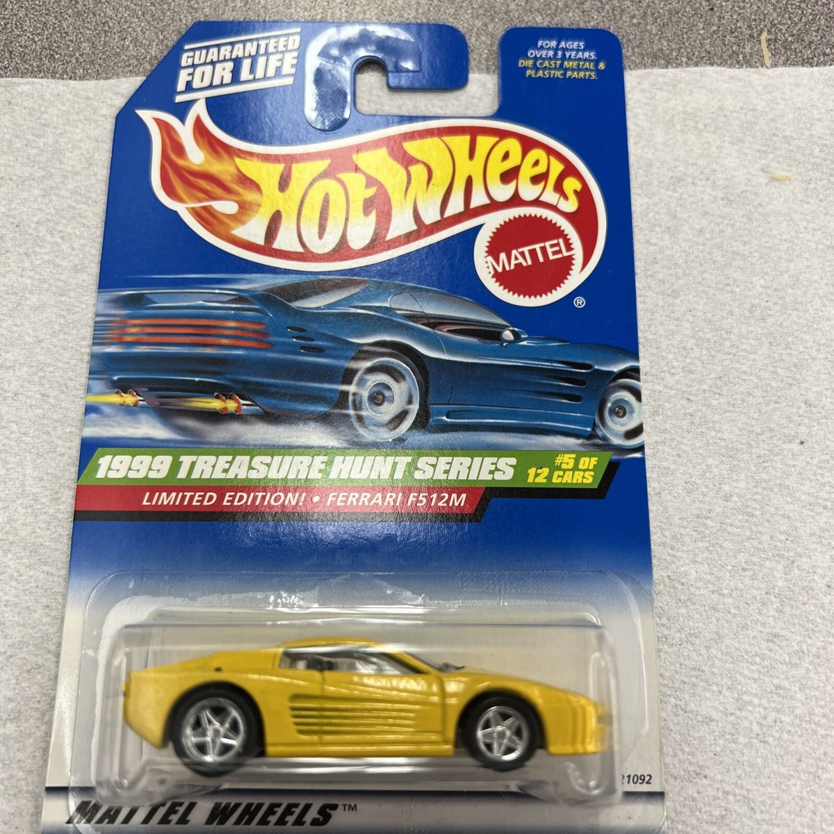 Hot Wheels 1999 Treasure Hunt Series Limited Edition Ferrari F512M