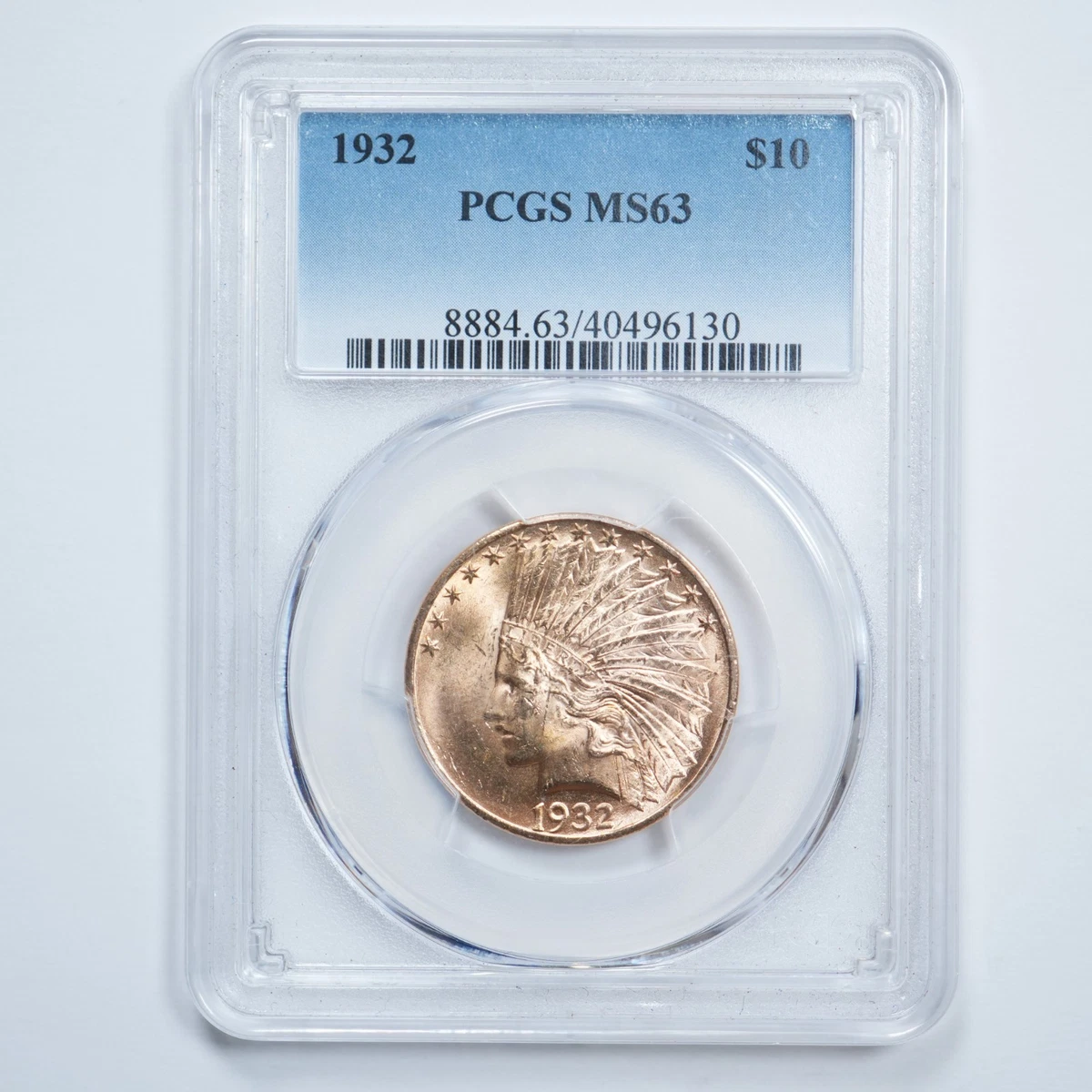 MS 63 Graded 1932 Year Eagle $10 US Gold Coins (Pre - 1933) for