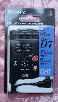 Sony TCD-D7 DAT Walkman Digital Audio Tape Recorder with New