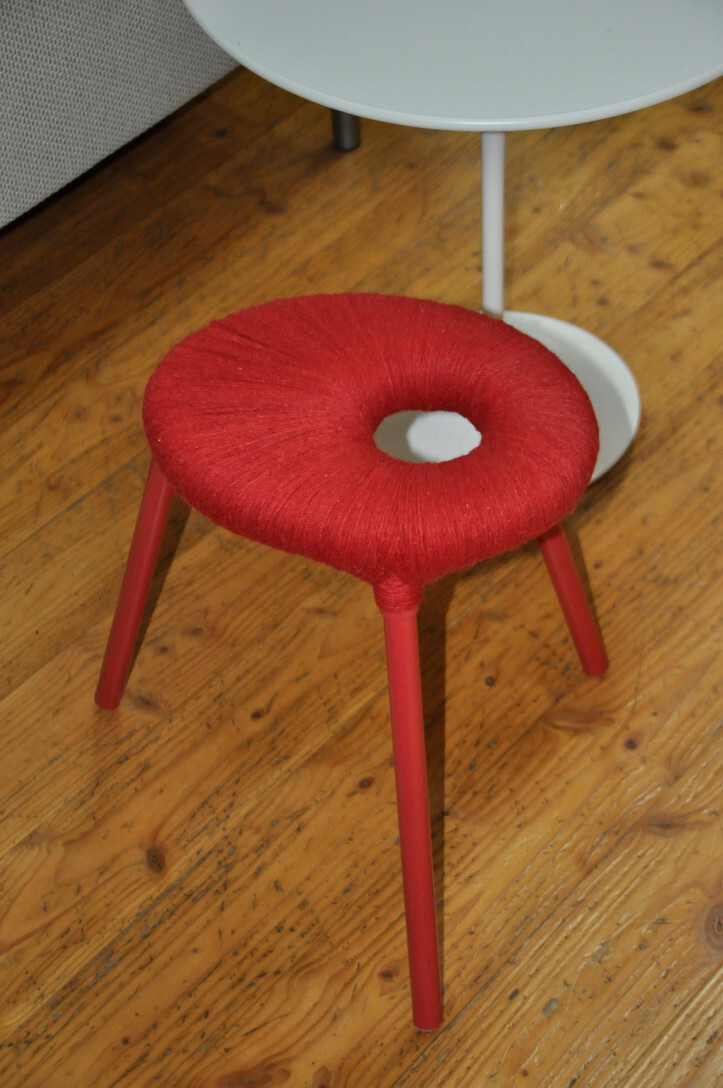 Vintage Ikea Eskilstuna Dreibein Design Hocker PS Serie