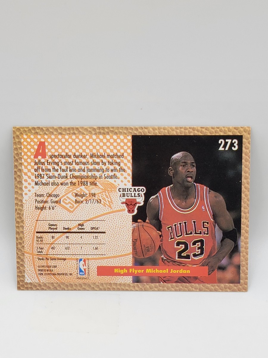 1992-93 Fleer - Slam Dunk #273 Michael Jordan | eBay