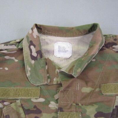 US Army Coat Medium Short Green Camouflage Military Combat Uniform