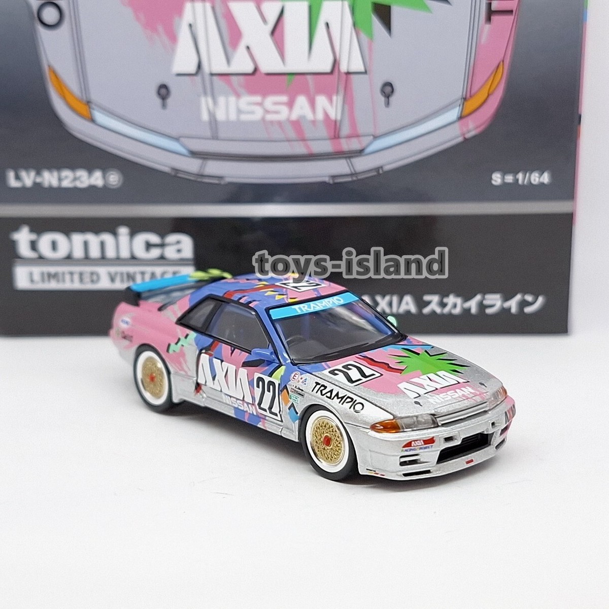TOMICA LIMITED VINTAGE Neo LV-N234e AXIA NISSAN Skyline GT-R R32