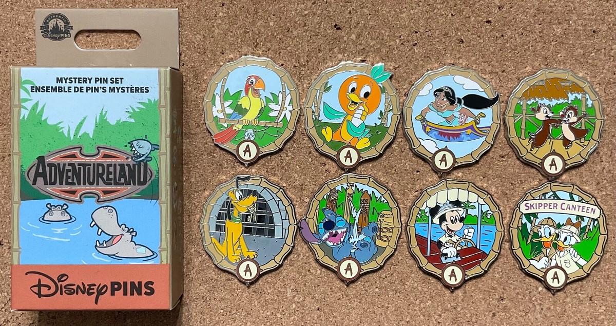 Disney 2024 Adventureland Mystery Complete Pin Set | eBay