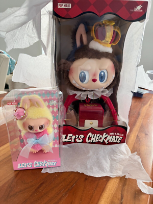 POP MART Labubu Let's Checkmate Chess Adventure KING+QUEEN | eBay