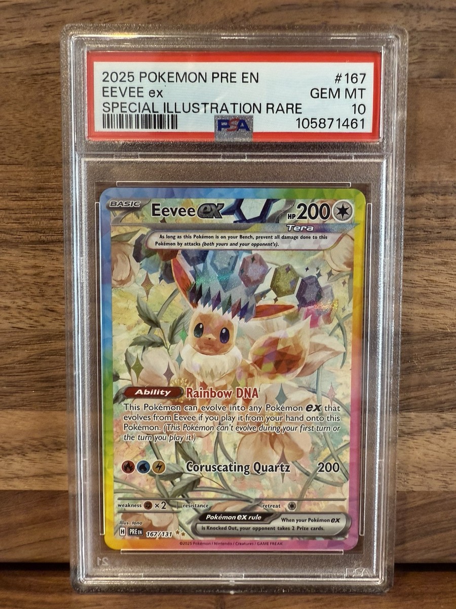 PSA 10 Eevee ex 167/131 Sv: Prismatic Evolutions Holo | eBay