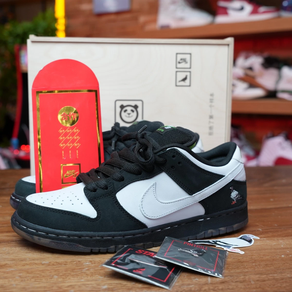 Nike Jeff Staple x Dunk Pro SB Special Box Low Panda Pigeon for