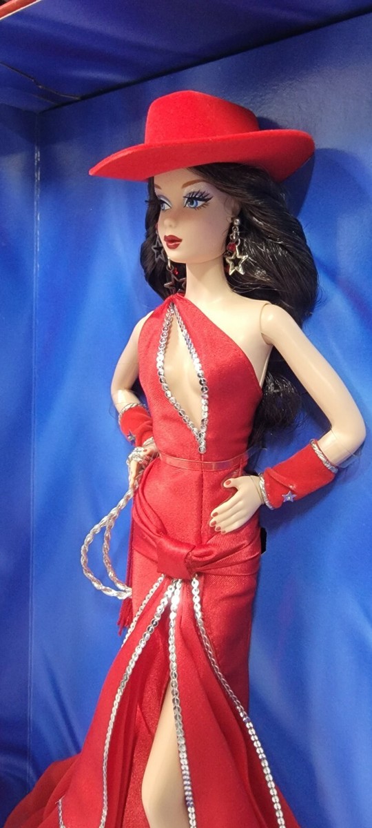 Dallas Darlin Barbie 2007 Convention Brunette LE Platinum Doll 655