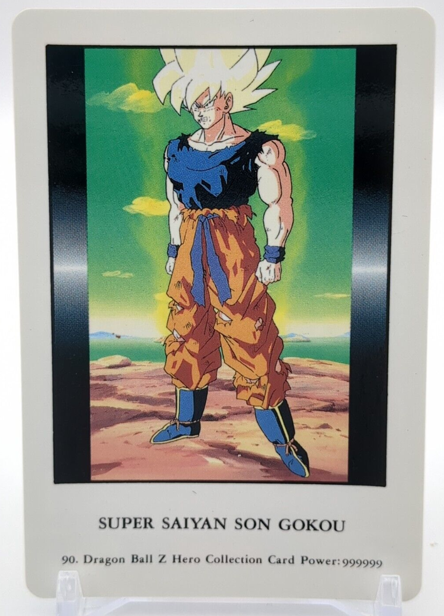 Super Saiyan Son Goku #90 Dragon Ball Z Hero Collection Card 1990s
