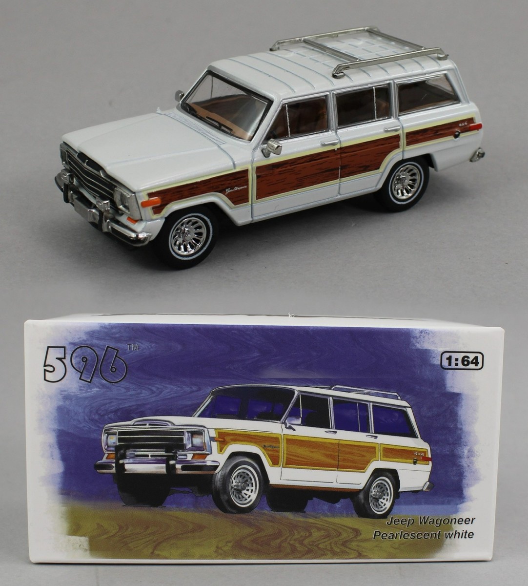 1:64 *596 DIECAST* Pearlescent White JEEP Grand Wagoneer *NIB* | eBay