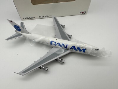 PAN AM 1:400 SCALE B747-200 AIRPLANE NEW IN THE BOX 