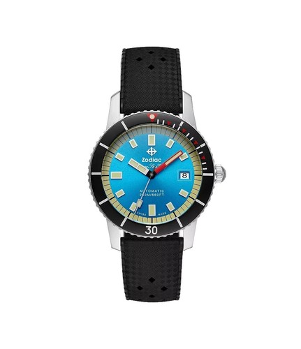 New Zodiac Super Sea Wolf Compression Emerald Green Dial Men's