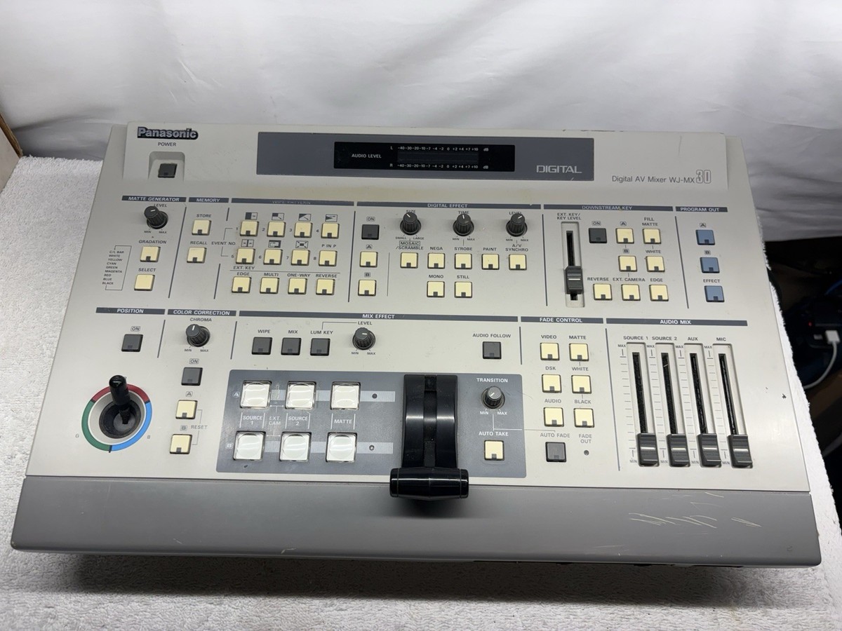 Panasonic WJ-MX30 Vintage Professional Digital AV Audio Video