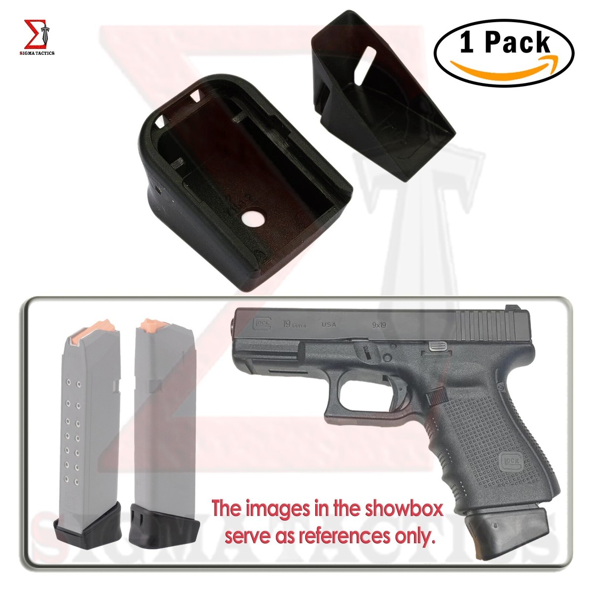 Plus 2/+2 Magazine Extension/Insert fo GLOCK 17 19 22 23 24 26 27