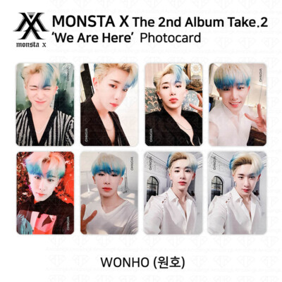 MONSTA X 2nd Album Take 2 We Are Here Official Photocard Wonho