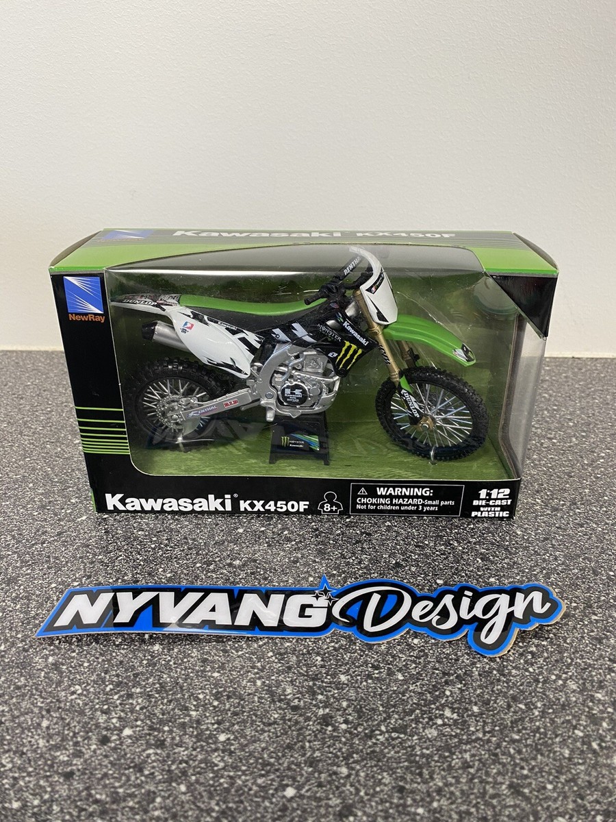 New-Ray Kawasaki Racing Kx450F 2012 – Ryan Villopoto 1:12 scale | eBay