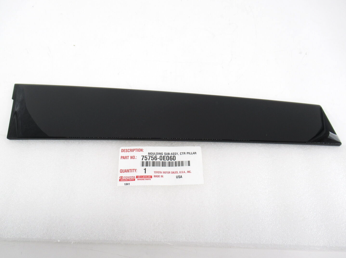 Genuine OEM Toyota 75756-0E060 Driver LH Front Door Applique 2020